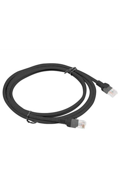 Lanberg Cordon de rețea PCU5-10CC-0100-BK, Cat5e, UTP, 1m, Negru