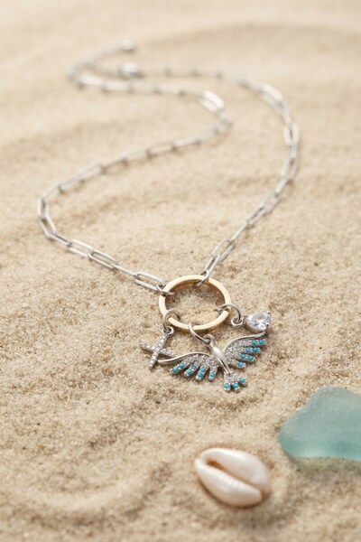 Inure Jewelry Silver Color Paperclip Chain Phoenix Model Women's Necklace