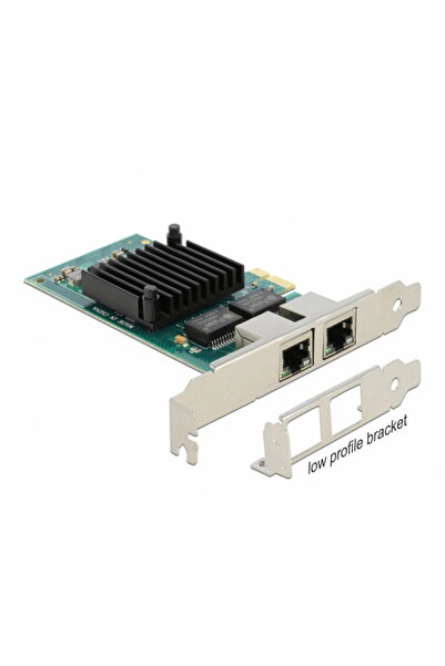 DELOCK Placă PCI Express cu 2 porturi LAN Gigabit Intel i350, 88502