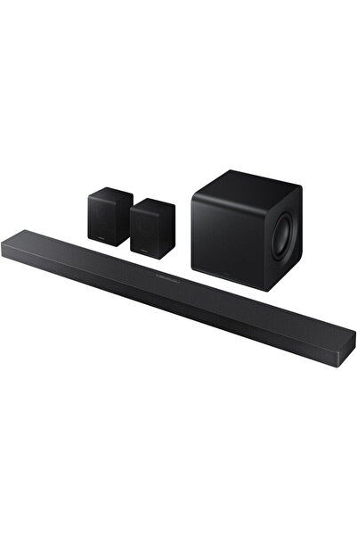 Samsung Soundbar HW-QS750F, 5.1.2, Bluetooth, Wi-Fi, Subwoofer și kit wireles...