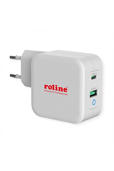 Roline Încărcător priză 1 x USB-A QC3.0 + 1 x USB-C PD 65W, 19.11.1041