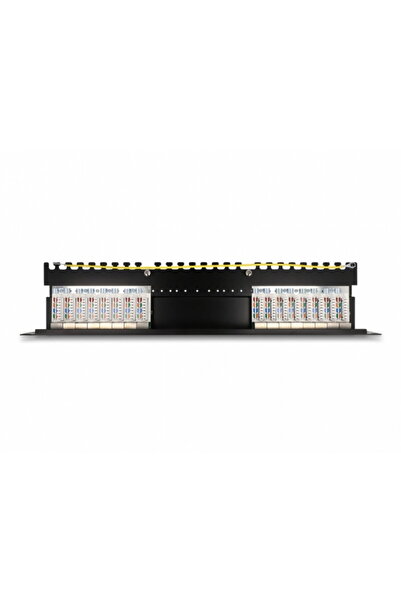 DELOCK Patch panel 19" 1U 16 porturi Cat.6A Negru, 66876