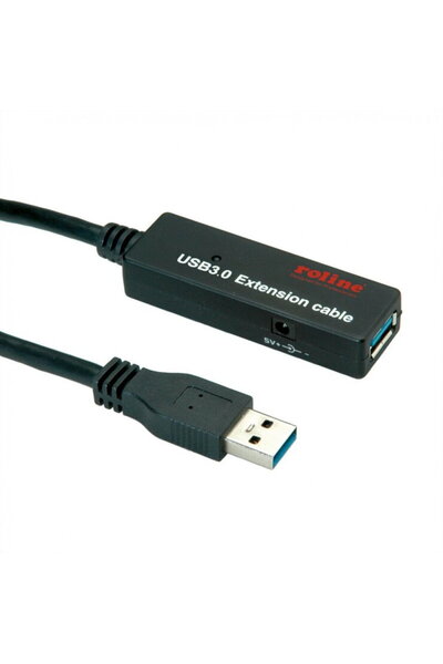 Roline Cablu prelungitor activ USB 3.2 Gen1 T-M 10m, 12.04.1070
