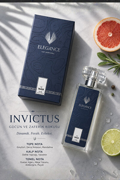 silver elegance vip perfume Invictus Edp 50 ml – Ferah Ve Odunsu Erkek Parfüm...