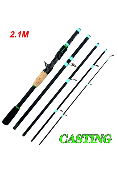 Choice 2.1M Casting Rod Casting Spinning Lure Fishing Rod Solid ML Tip 1.8/2....