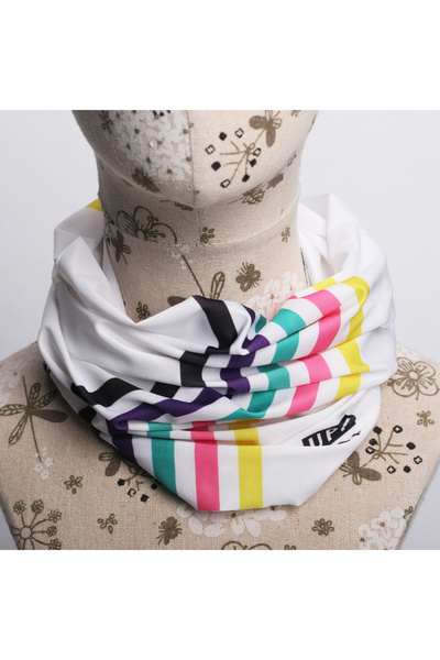 Choice White Seamless Ice Silk Headscarf for Cycling, Outdoor Mask, Sun Prote...