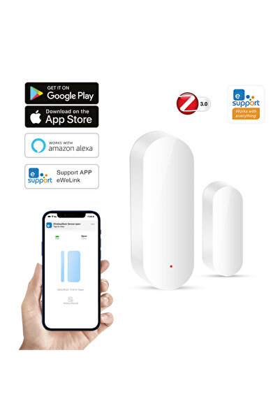 Choice WHITE Zigbee Smart Door Window Sensor Smart Home Open/Closed Detectors...