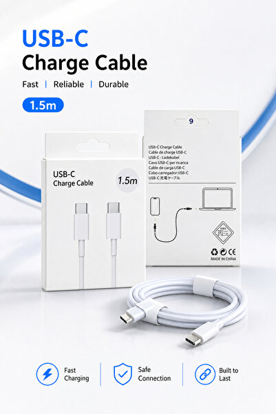 Generic Brand Suitable for iPhone and iPad 35W 1.5m charging cable Type-C and...