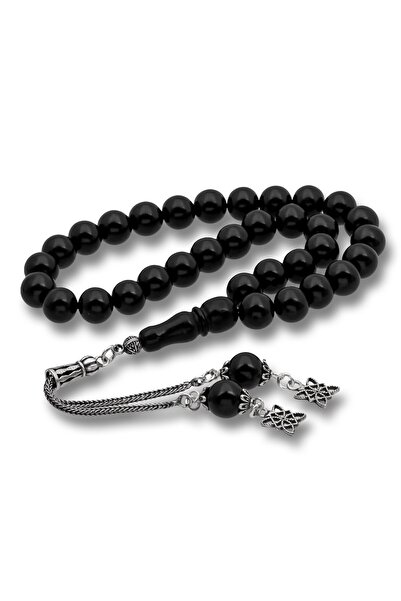 Inure Jewelry 9 mm Russian Rosary with Silver Tassels