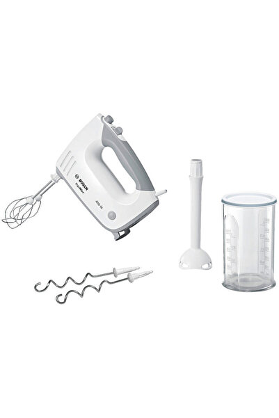 Bosch Mixer de mana MFQ36440, 450 W, 5 viteze + Turbo, Pasator, Vas gradat, A...