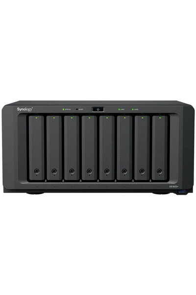 SYNOLOGY NAS 8 θέσεων με AMD Ryzen, 8GB DDR4, 2.5GbE, USB 3.2, PCIe - DS1825+...