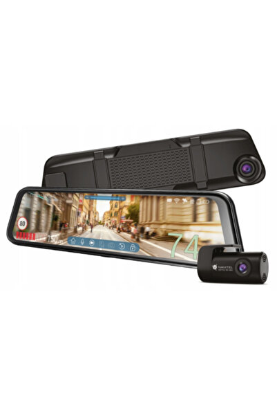 Navitel Camera auto oglinda MR750 SMART 2K, camera spate, ecran 11.9", Wi-Fi,...