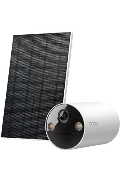 TP-LINK Camera IP Exterior cu acumulatori Tapo C410 kit, include panou solar ...