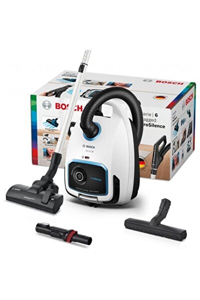 Bosch Aspirator cu sac ProSilence BGB6SIL1, Gama 6, 700W, Alb