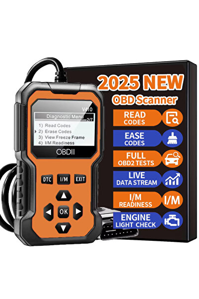 Choice Orange OBD2 Scanner Instant Fault Code Reader and Voltage Check | OBDI...
