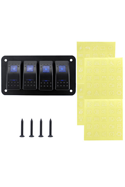 Choice1 CP-4358 3-Group, 4-Group, 5-Group, 6-Group, 8-Group Rocker Switch Pan...