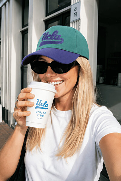 UCLA MAYER Yeşil Baseball Cap Nakışlı - Unisex Şapka