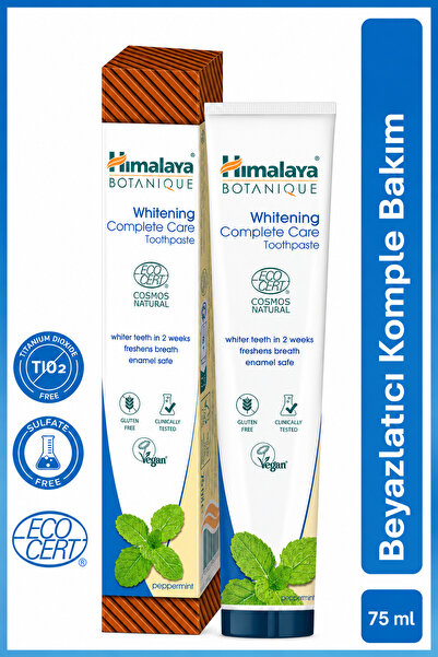 Himalaya Since 1930 Beyazlatıcı Komple Bakım Diş Macunu 75ml | Ecocert Cosmos...