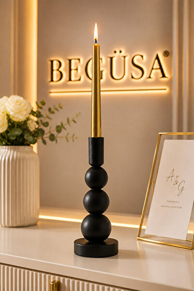 Begüsa Kule Mumluk Siyah