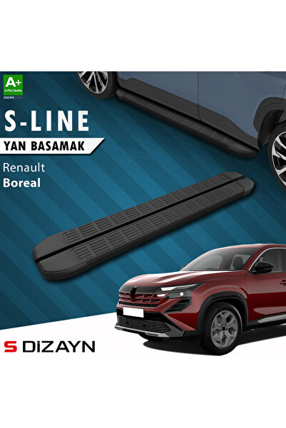 S Dizayn S-Dizayn Renault Boreal S-Line Siyah Yan Basamak 183 Cm 2025 Üzeri A...