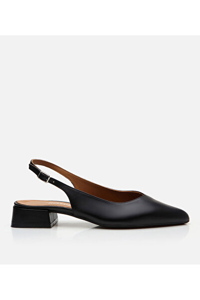 Hotiç Schwarze Ballerinas aus Leder für Damen