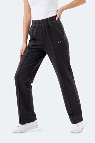 Slazenger Mable Women's Wide Leg Black Sweatpants