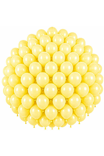 BeySüS Ivory Color Latex Pastel Balloon (30 cm) - 100 Pieces