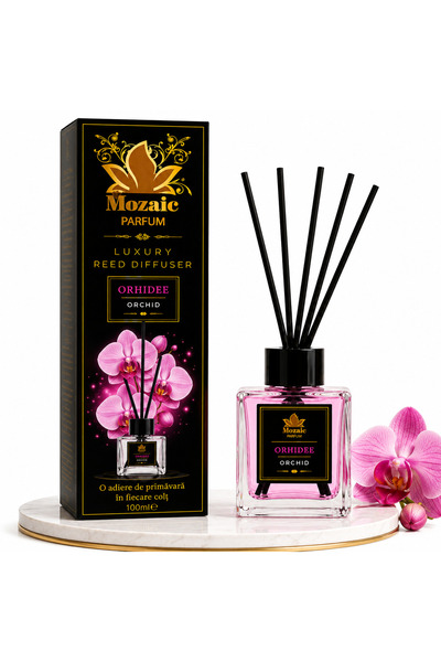 MOZAİC Luxury Signature Trio, Set 3 Parfumuri de Cameră cu Bețișoare, 3 x 100 ml