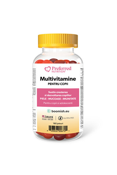Preferred Nutrition Multivitamine pentru copii - ajută la creșterea și dezvol...