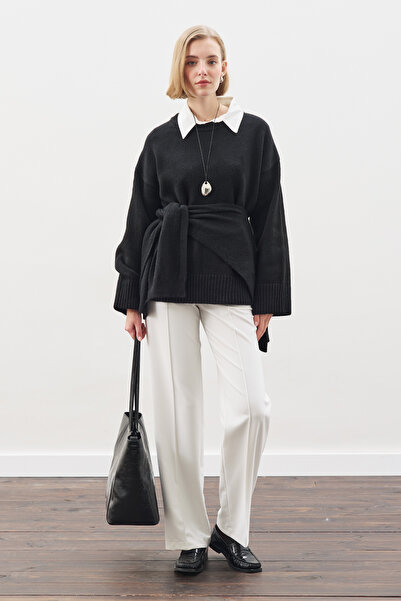 Manuka Chunky Oversized Sweater Black