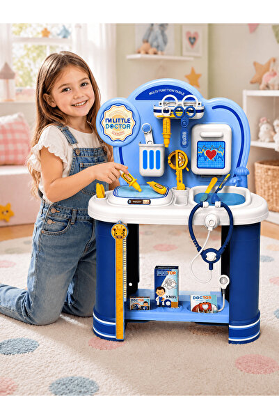 xinle tong Kids Pretend Play Doctor Set Toys Simulation Multi-Functional Stet...