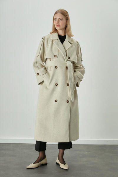 Manuka PREMIUM CACHET TRENCH COAT BEIGE