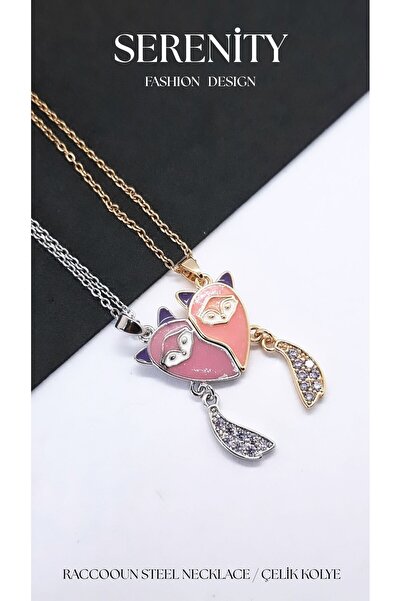 Serenity Friendship Sisterhood Couples Steel Necklace