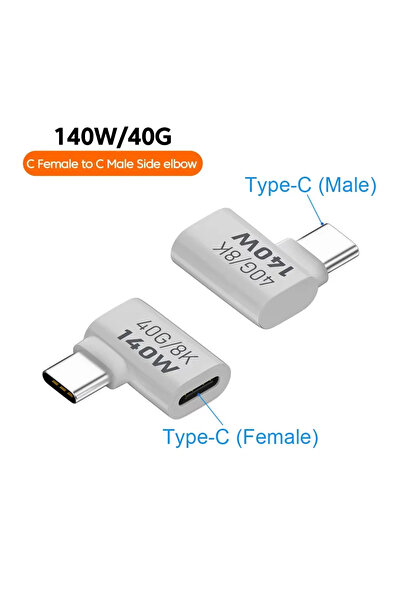 Choice C NNBILI PD140W USB3.1 Type C to USB C Fast Charging Adapter 40Gbps Da...