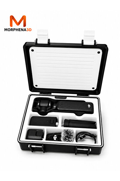 DJI Osmo Pocket 3 Uyumlu Büyük Boy İÇİ SERT Taşıma Kutusu – Koruyucu Organizer Seyahat Kutusu