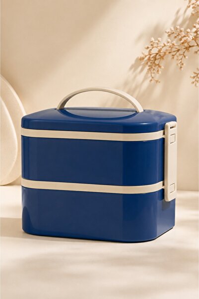 GUGGA Tier - 2 Katlı Çelik Hazneli Sızdırmaz Kapaklı Lunchbox 1000 ml