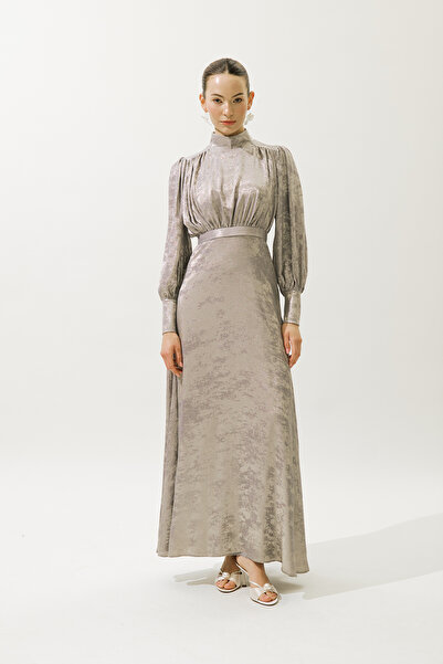 Manuka Funkelndes Abendkleid in Silber