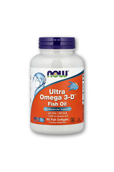 NOW Foods Solutions ناو فودز، زيت السمك ألترا أوميغا 3-دي™، 90 كبسولة هلامية ...