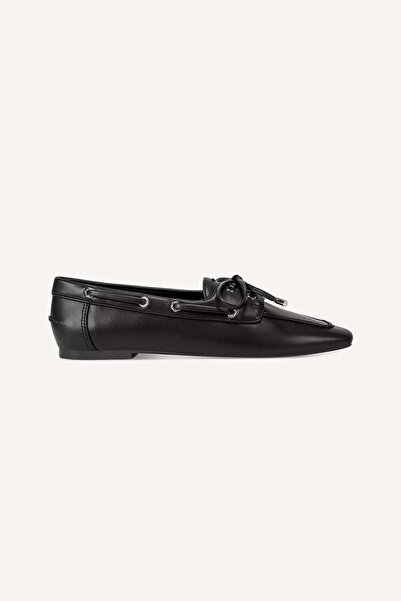 Dkny Delmar Boat Wide - B-BLK - BLACK-6.5