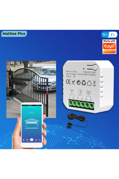 Choice Smart Life WiFi Motorized Swing Gate Sliding Gate Opener Dry Contact 1...