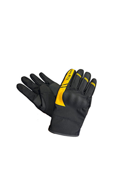 MOTOKIT Yellow Water and Wind Resistant Men's Motorcycle Gloves