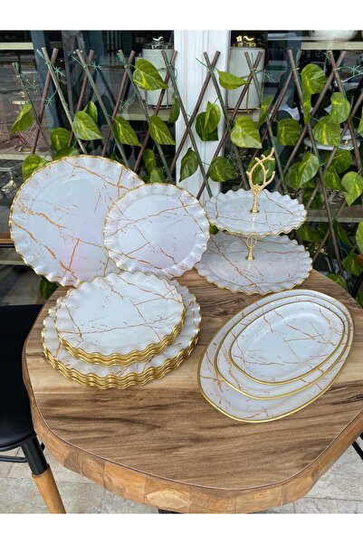 GÜRCÜGLASS 17 Piece Breakfast Set