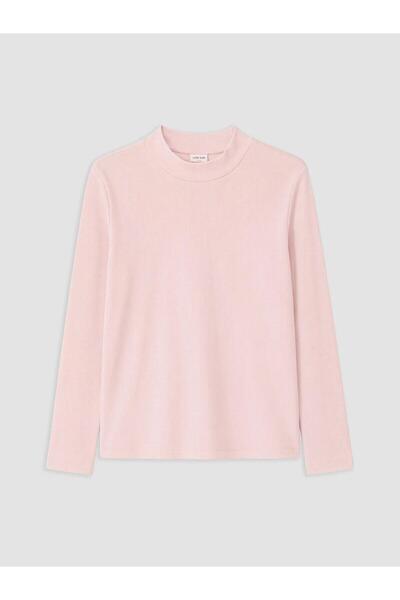 LC Waikiki High Collar Girls' T-Shirt (W6)