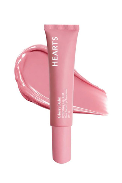 Hearts Hearts Moisturizing and Gloss Lip Balm Rose Wood 02 with Shea Butter 15ml