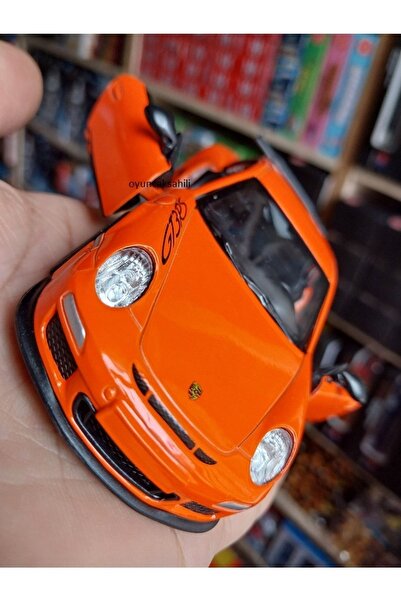 OYUNCAKSAHİLİ Oyuncak Sahili Porsche 911 GT3 RS Metal Araba 12.5cm Collectıon...