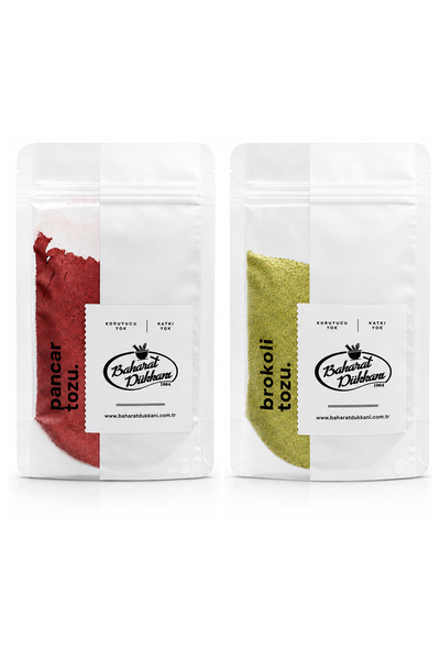 Baharat Dükkanı Pancar Tozu - Brokoli 2'li Set