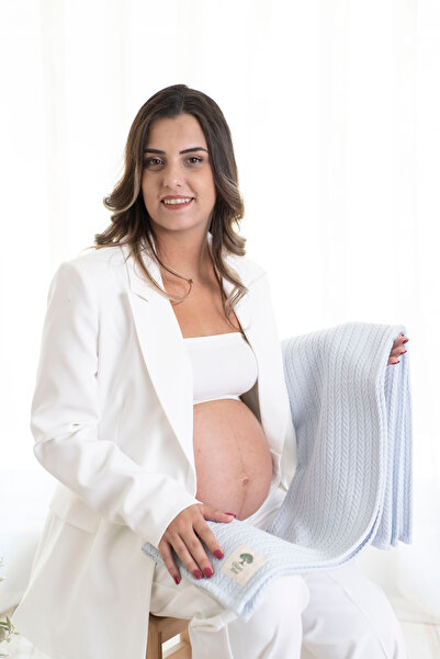 Olivo Mini Newborn Baby Pike with Braided Hair (100*120)