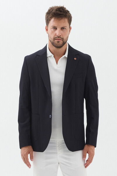 Frappoli Wilson Erkek Siyah Pamuk Karışımlı Serin Tutan Yazlık Kumaş Slim Fit...