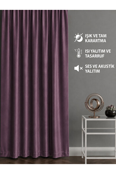ALTINPAMUK Luxury Blackout Light-Proof Blackout Curtain Without Pleats Enxboy...