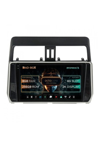 AutoDrop Navigație Android Toyota Land Cruiser / Prado J150 (2018+), 9,5 inch...